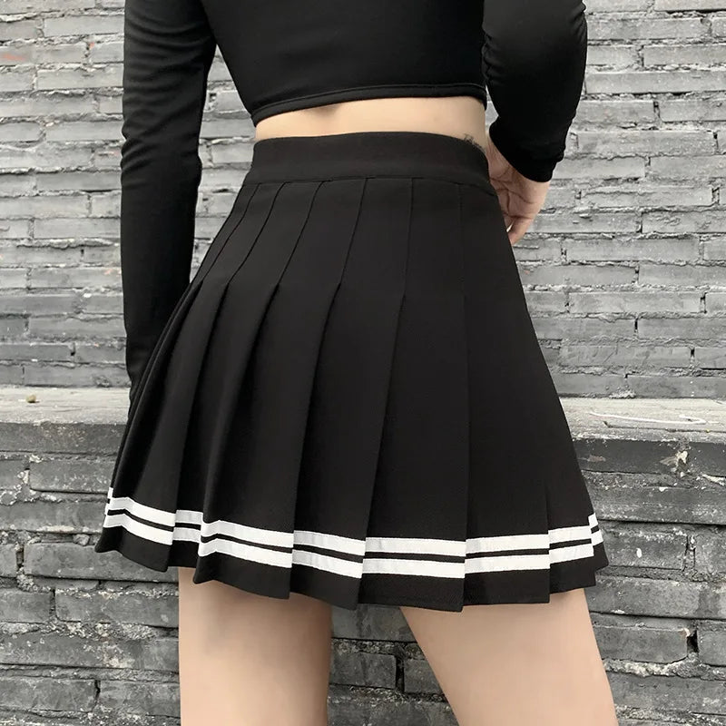 Falda Tableada Gótica Punk