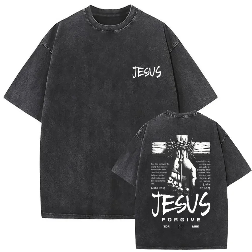 Camiseta Oversize Gothic Religion
