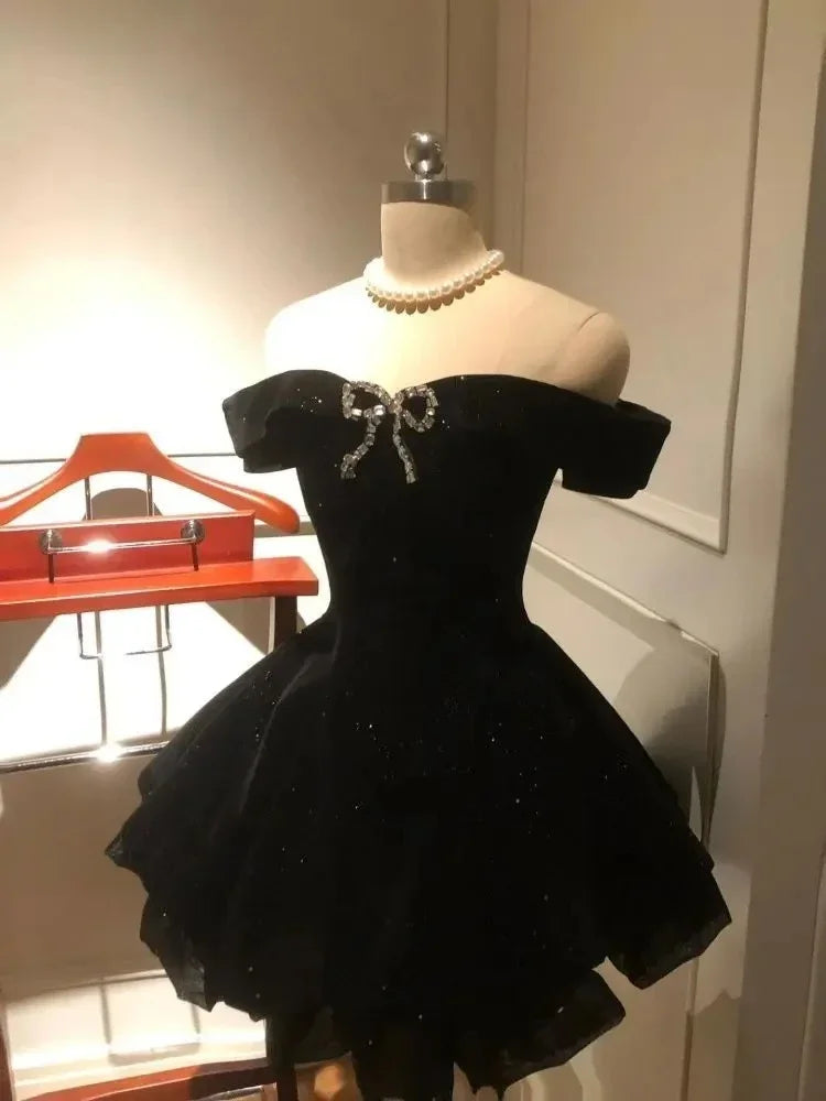 Vestido Midnight Off Shoulder