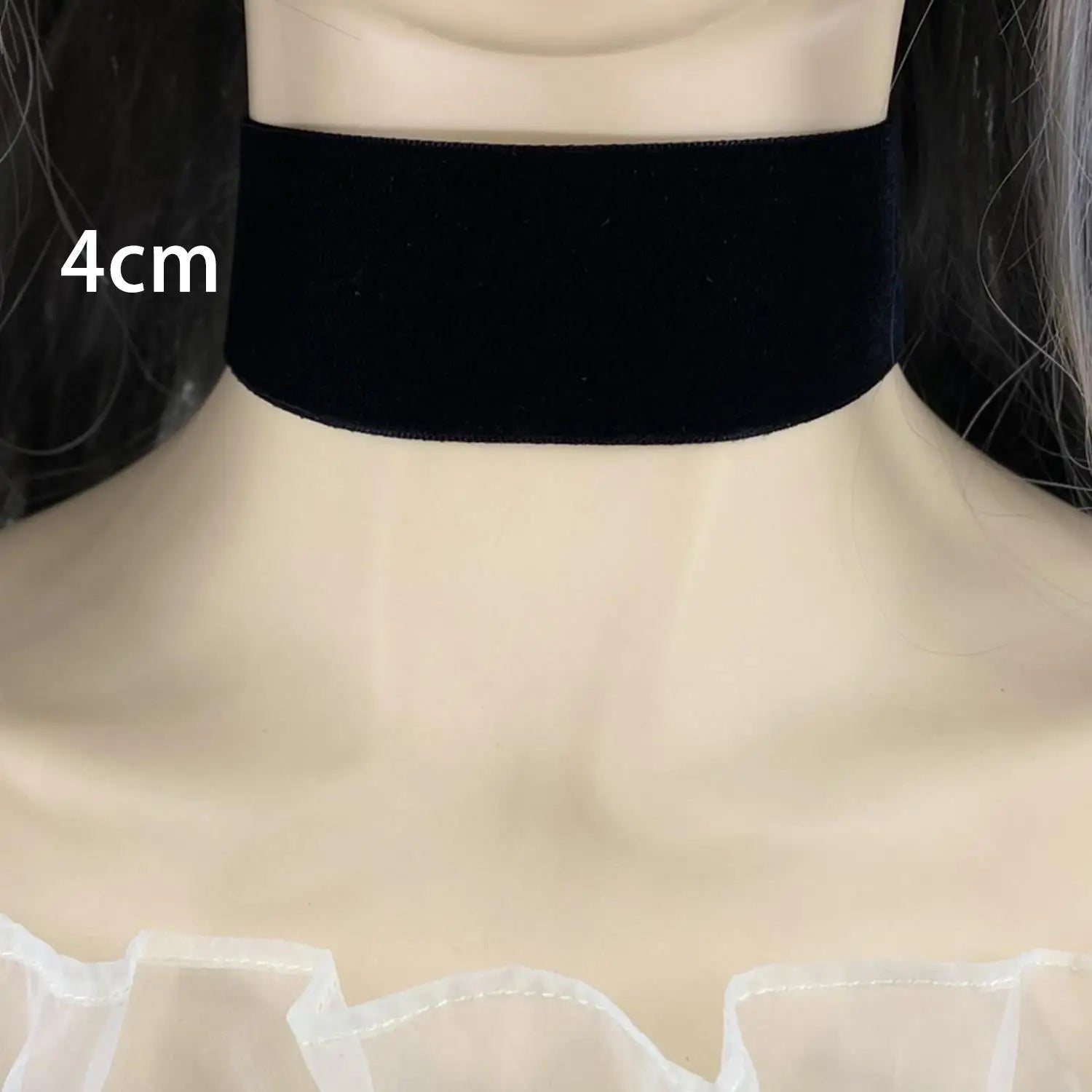 Choker de Terciopelo Negro Gótico Vintage