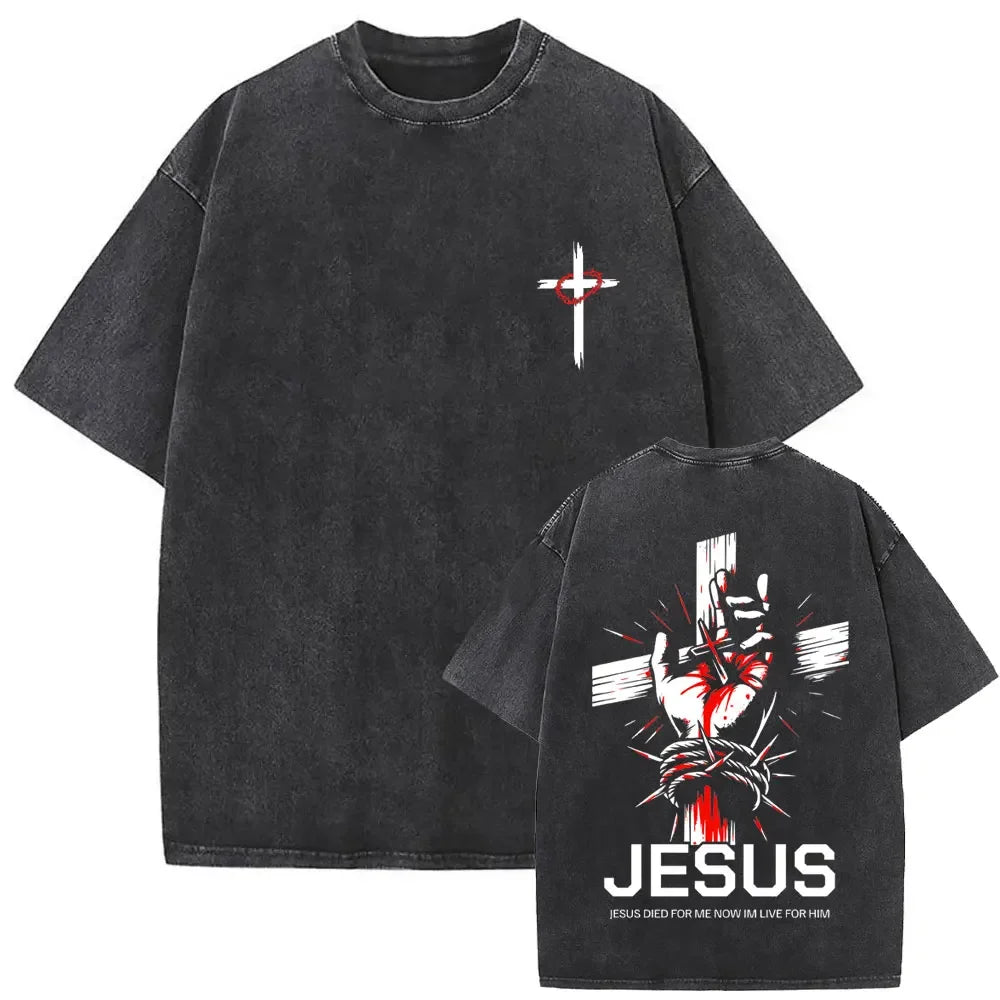 Camiseta Oversize Gothic Religion