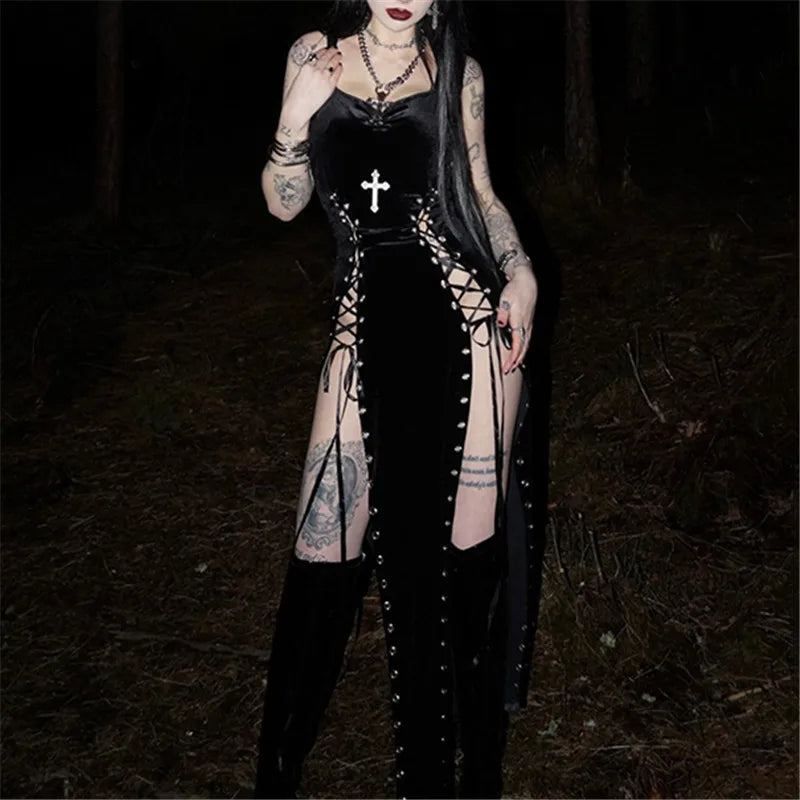 Vestido de Terciopelo Dark Romance