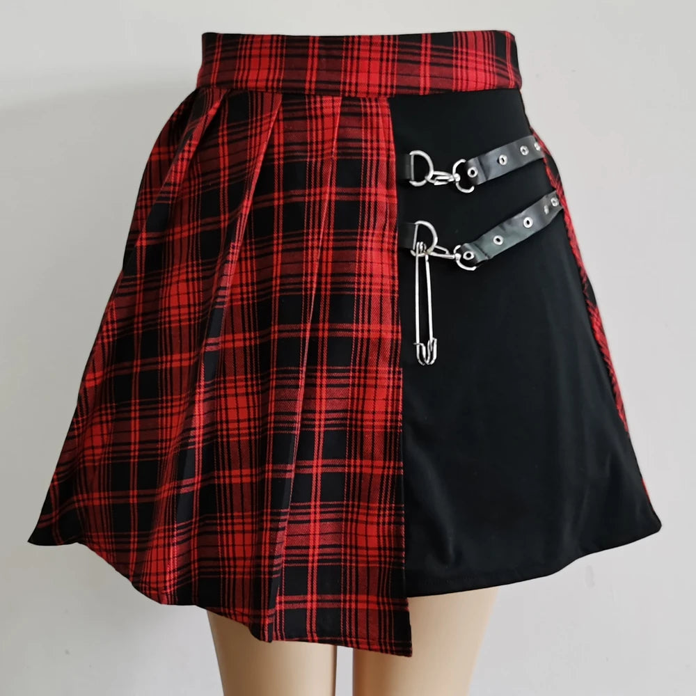 Minifalda Tartán Dark Romance