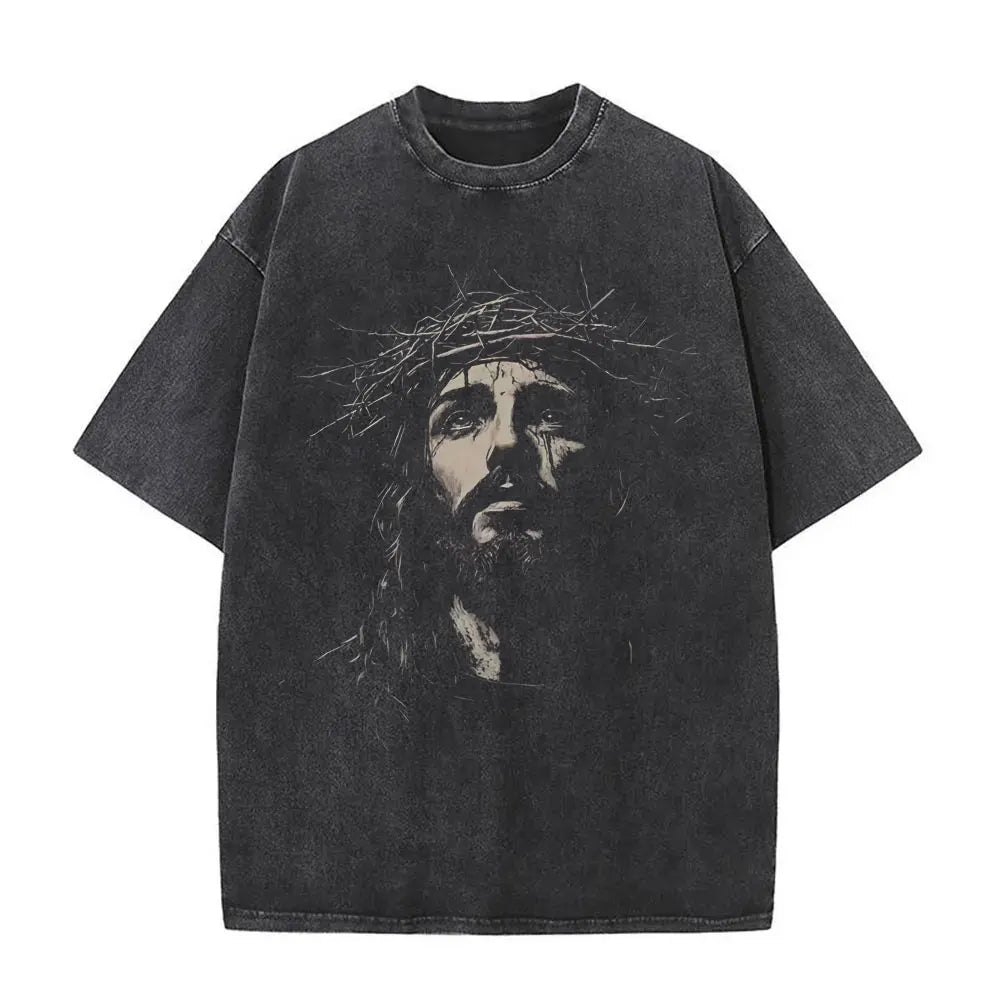 Camiseta Oversize Gothic Religion