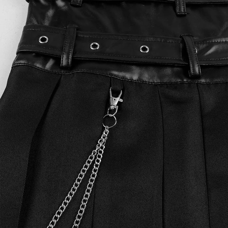 Falda Gothic Punk Chain