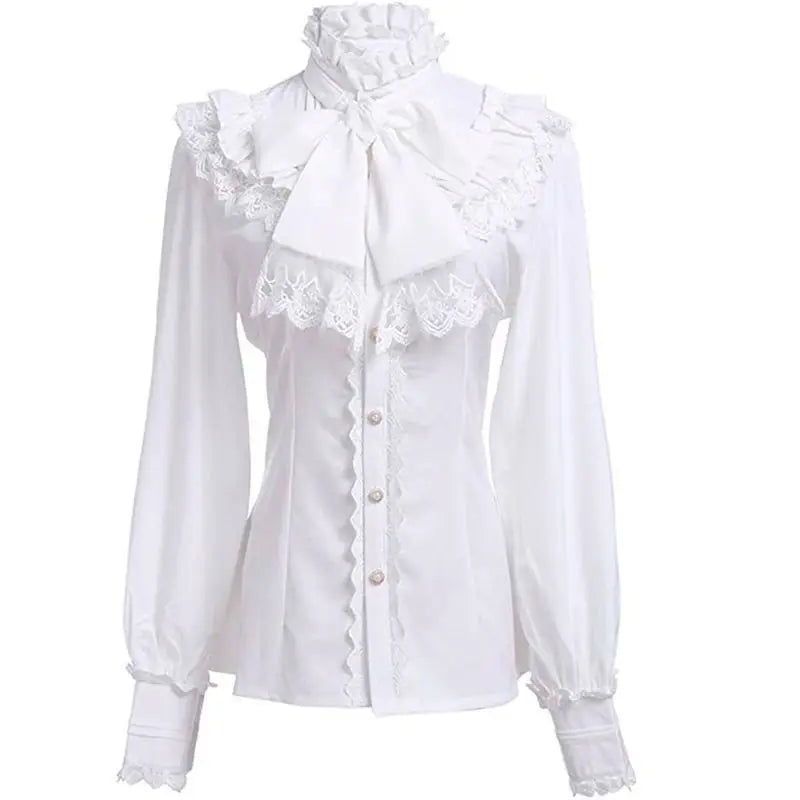 Camisa de Encaje Midnight Vintage