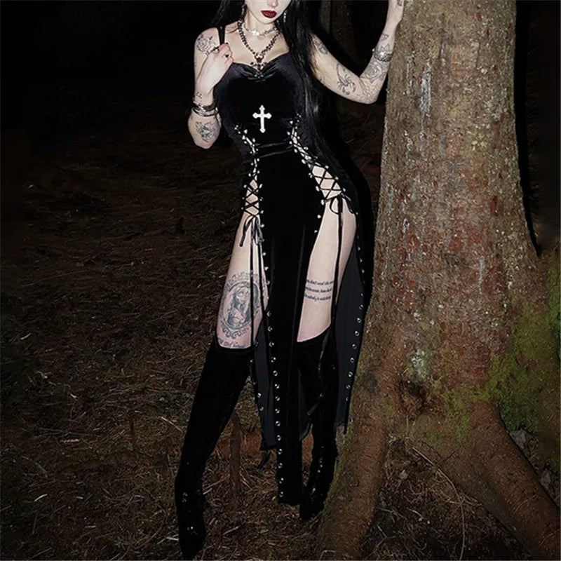 Vestido de Terciopelo Dark Romance