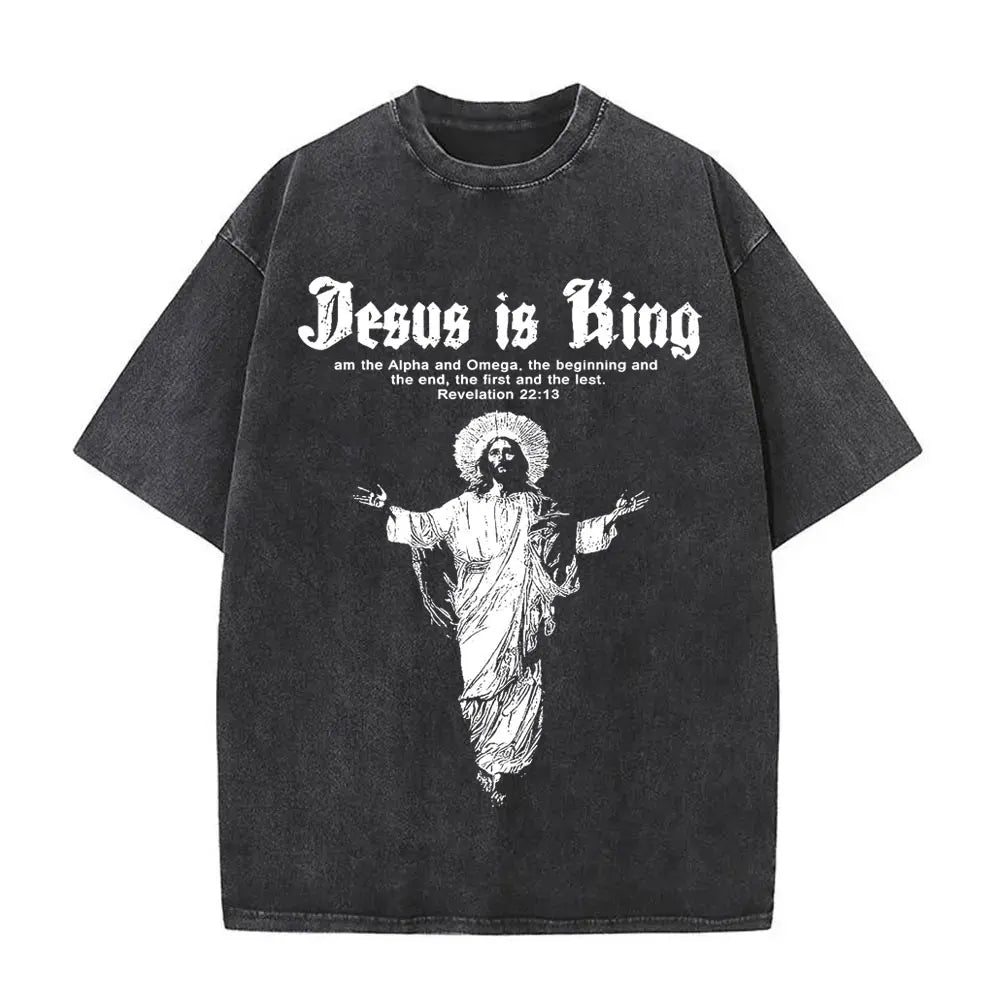 Camiseta Oversize Gothic Religion