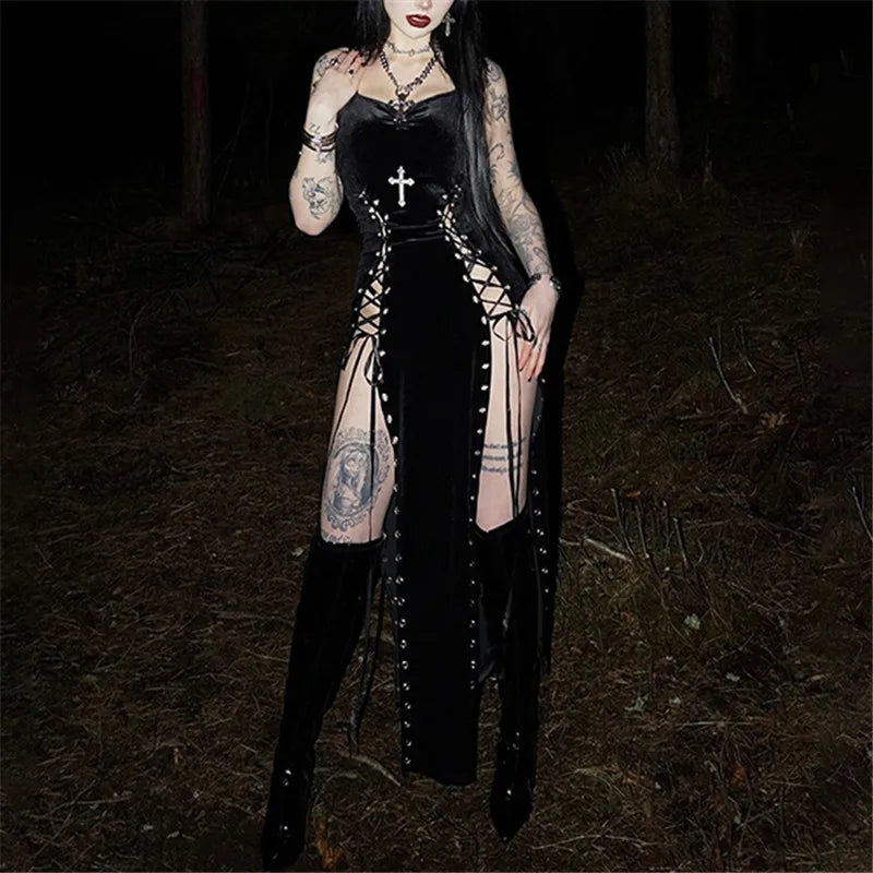 Vestido de Terciopelo Dark Romance
