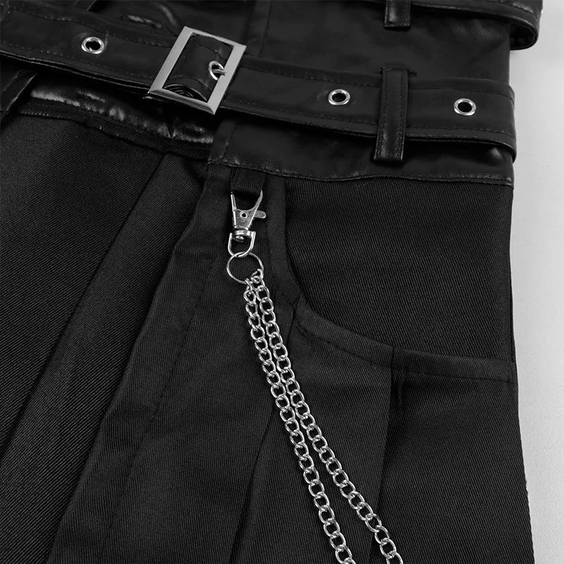 Falda Gothic Punk Chain