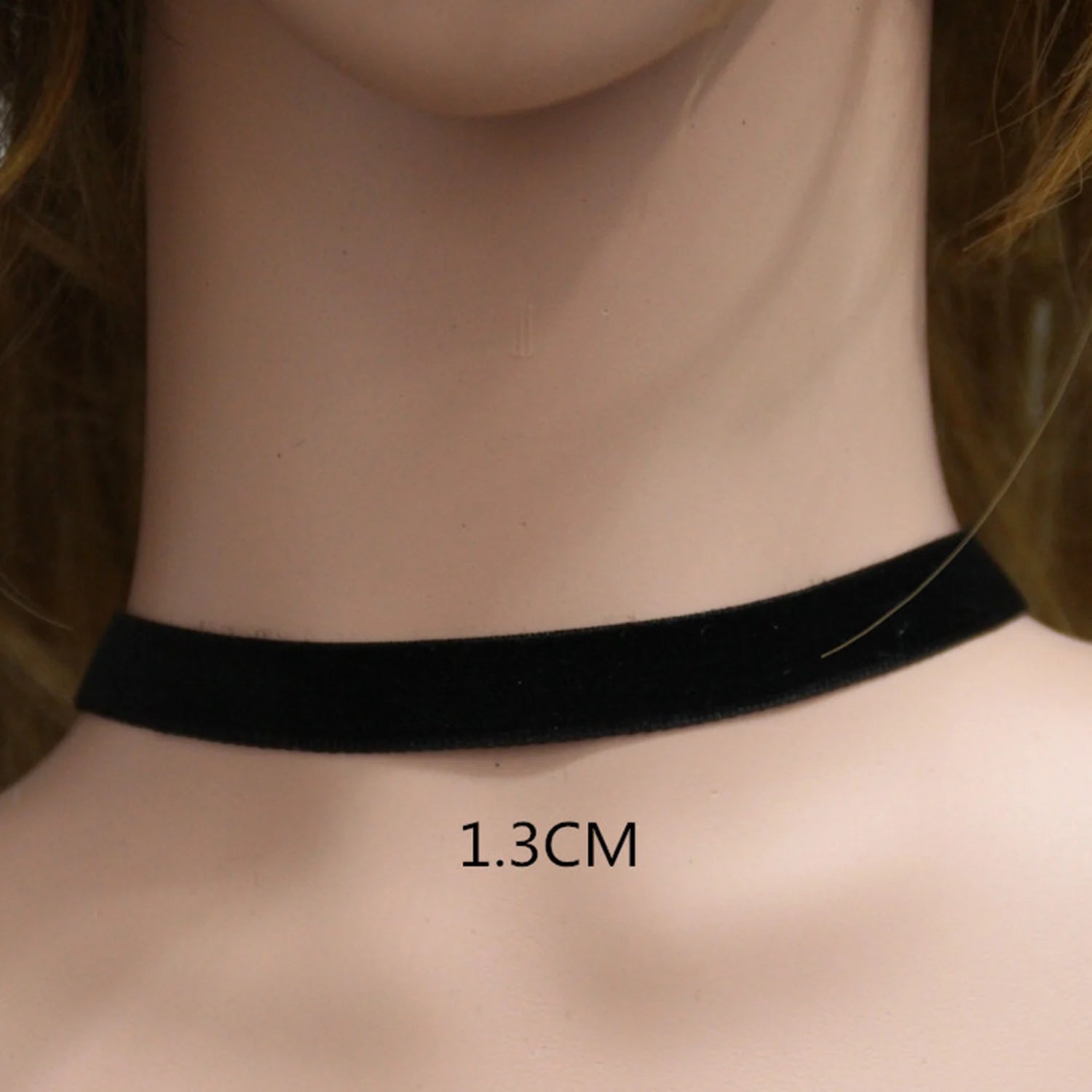 Choker de Terciopelo Negro Gótico Vintage