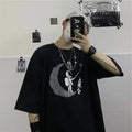 Camiseta Dark Anime Skull Streetwear