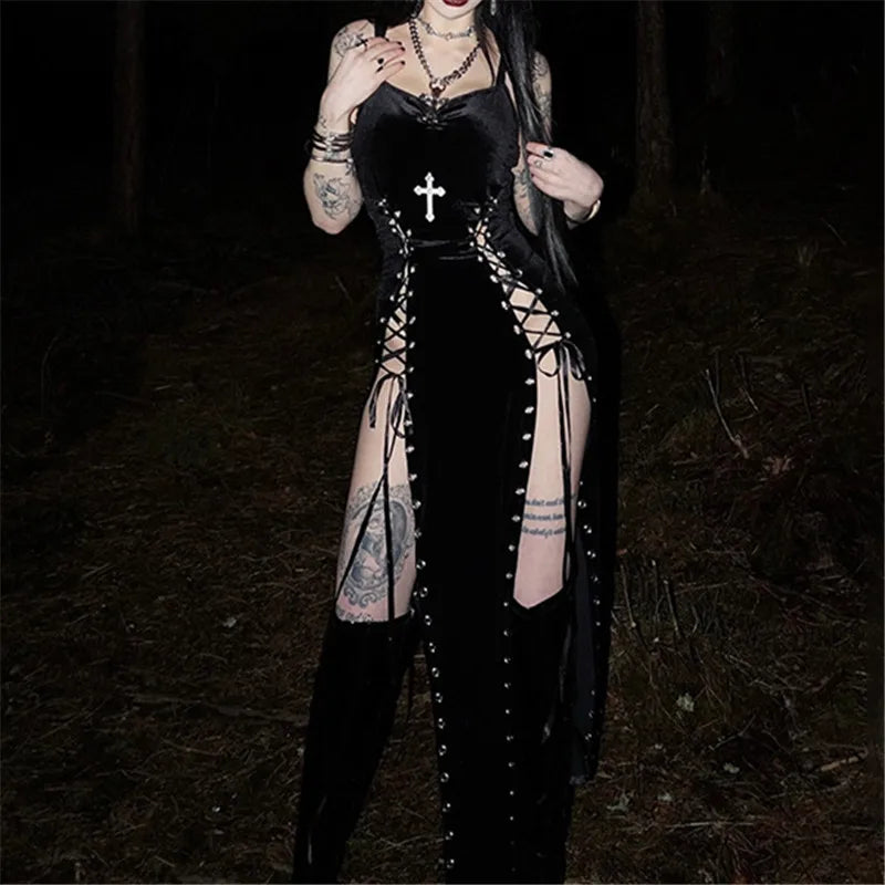 Vestido de Terciopelo Dark Romance