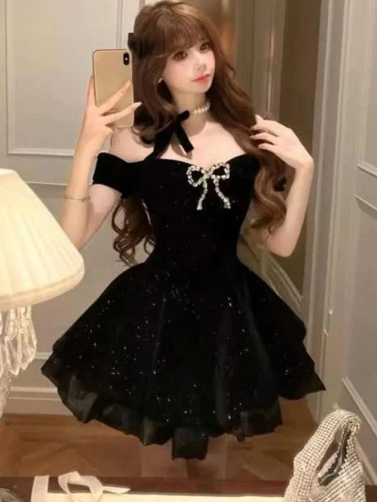 Vestido Midnight Off Shoulder
