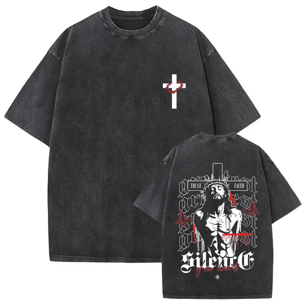 Camiseta Oversize Gothic Religion