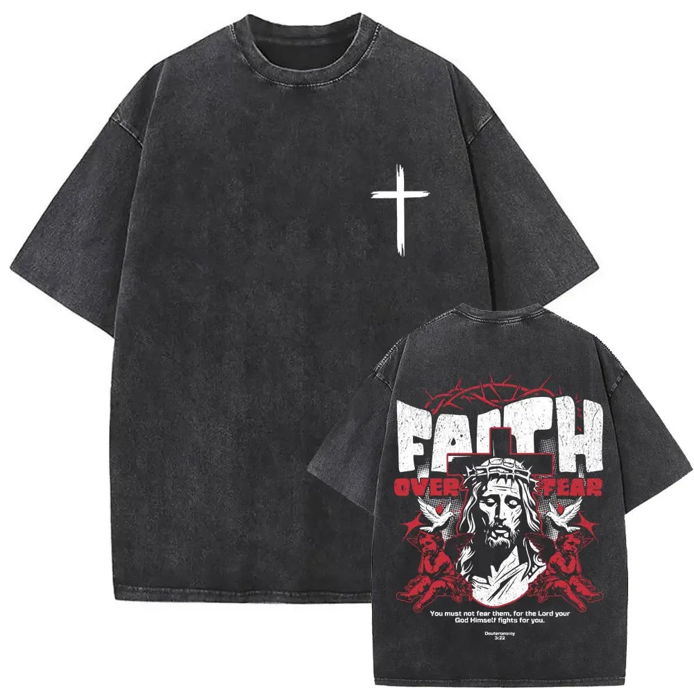 Camiseta Oversize Gothic Religion