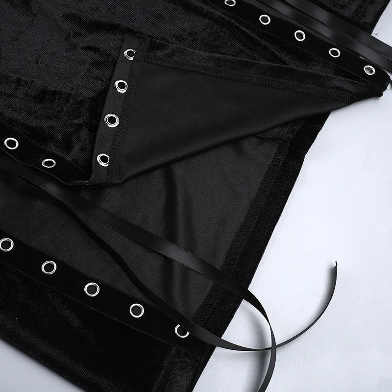 Vestido de Terciopelo Dark Romance