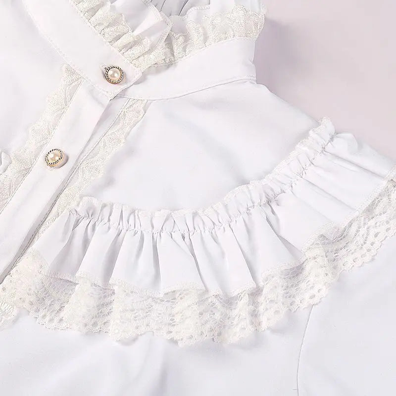 Camisa de Encaje Midnight Vintage