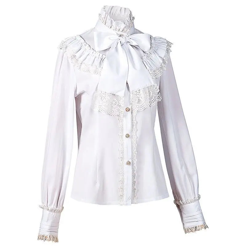 Camisa de Encaje Midnight Vintage