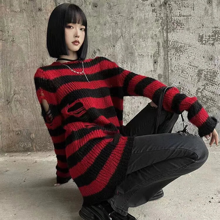 Buzo Oversize Gothic Punk
