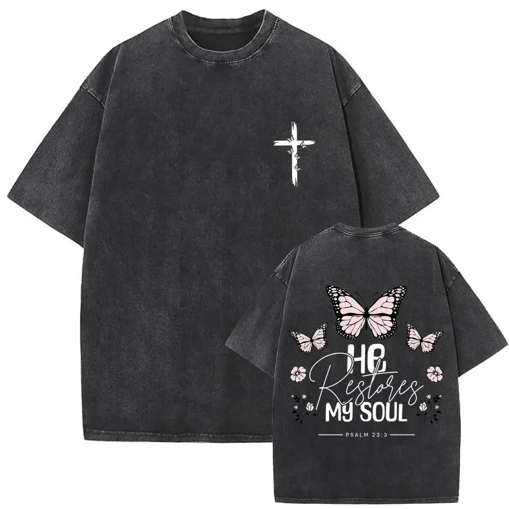 Camiseta Oversize Gothic Religion