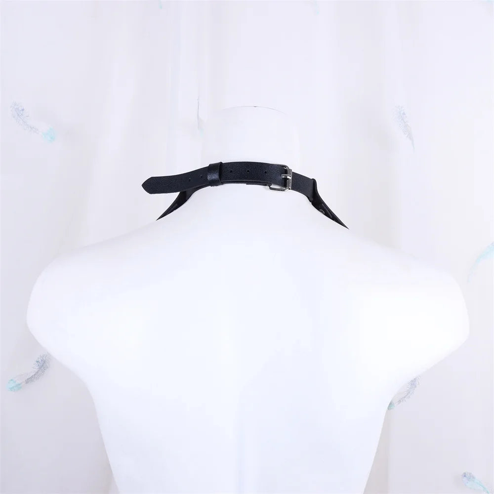 Choker Punk de Cuero con Remaches Goth