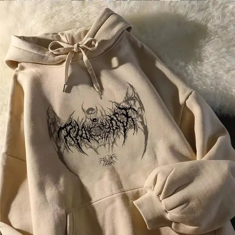 Hoodie Gothic Punk Skull