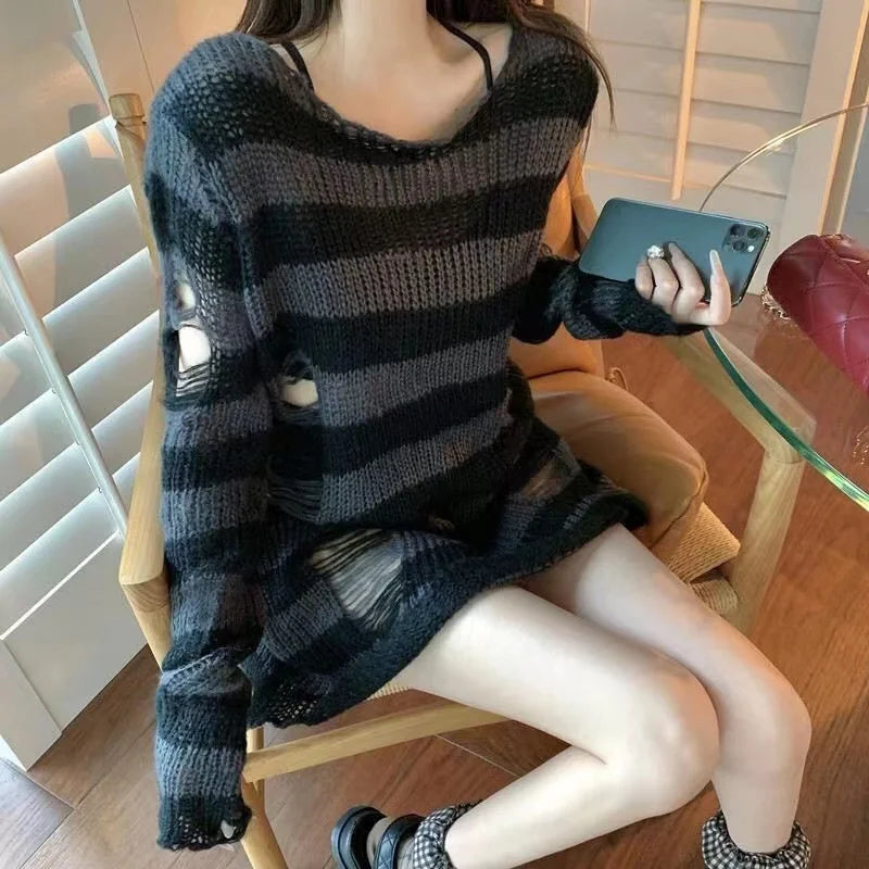 Buzo Oversize Gothic Punk