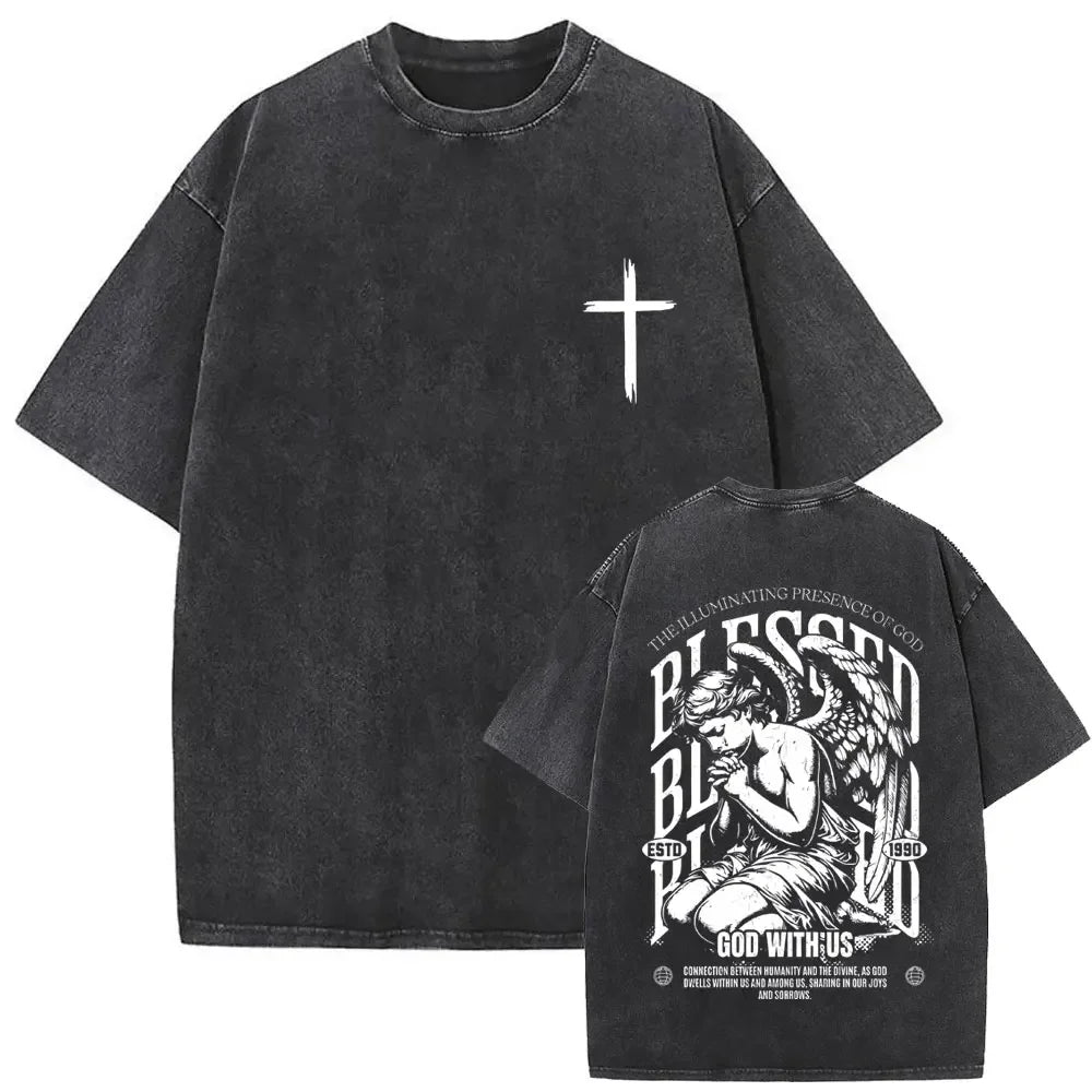 Camiseta Oversize Gothic Religion