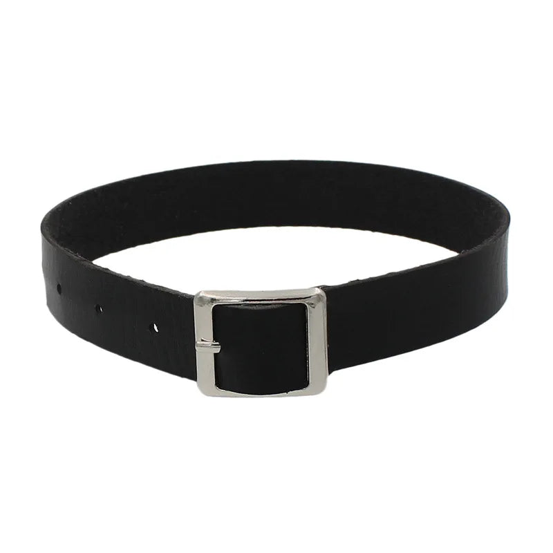 Choker de Cuero PU con Candado de Corazón y Llave – Gargantilla Punk Gothic