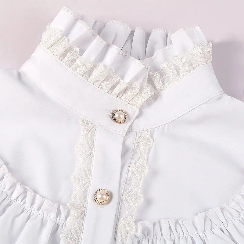 Camisa de Encaje Midnight Vintage