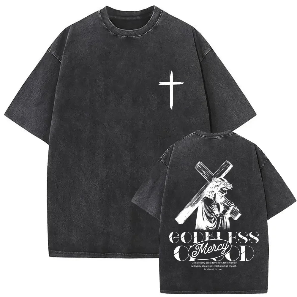 Camiseta Oversize Gothic Religion