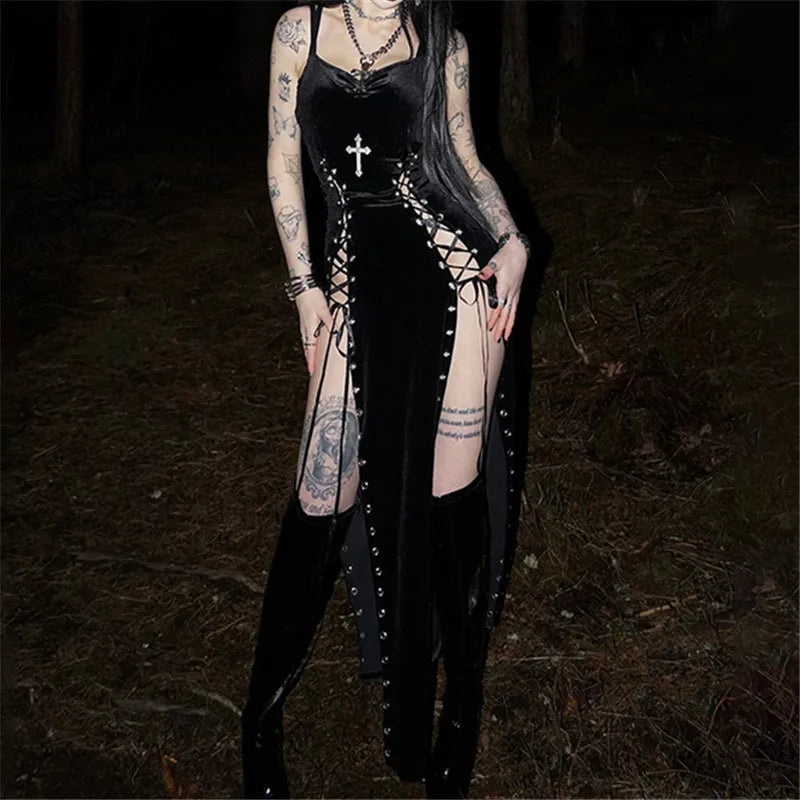Vestido de Terciopelo Dark Romance