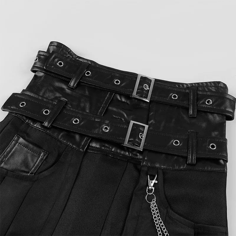 Falda Gothic Punk Chain