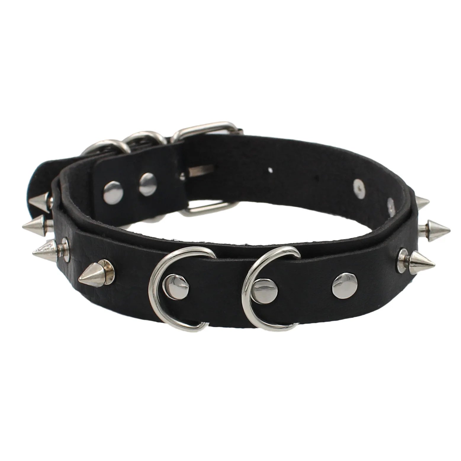Choker de Cuero PU con Candado de Corazón y Llave – Gargantilla Punk Gothic