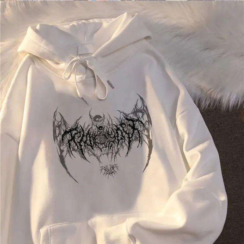 Hoodie Gothic Punk Skull